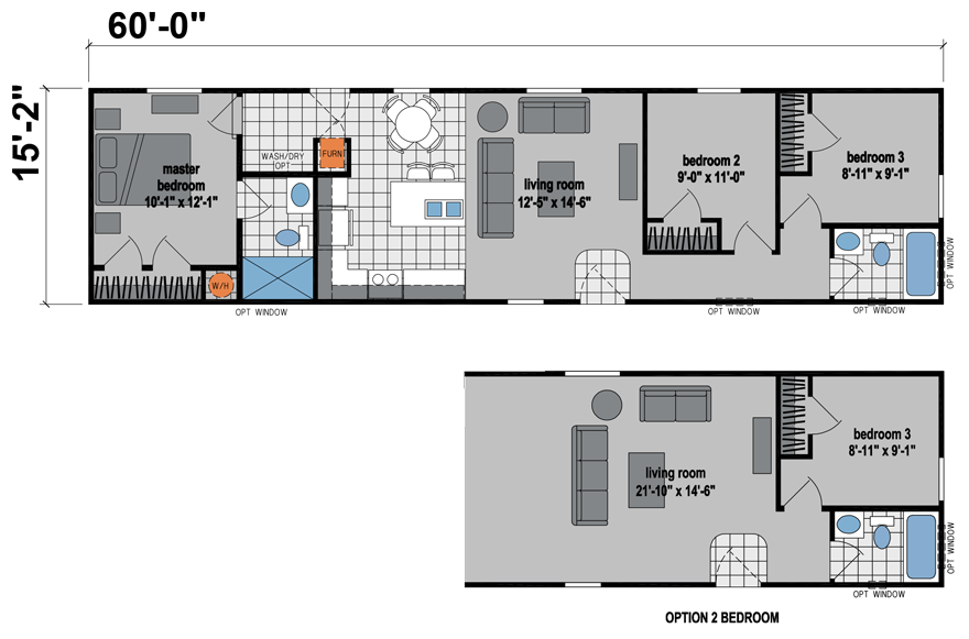 Andover 16 0 X 60 910 Sqft Mobile