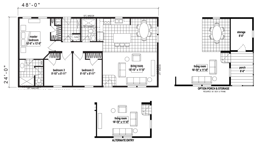 1980 Double Wide Mobile Home Floor Plans